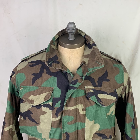 1990s Tricolor Cold Weather Military Jacket - Picture 5 of 10